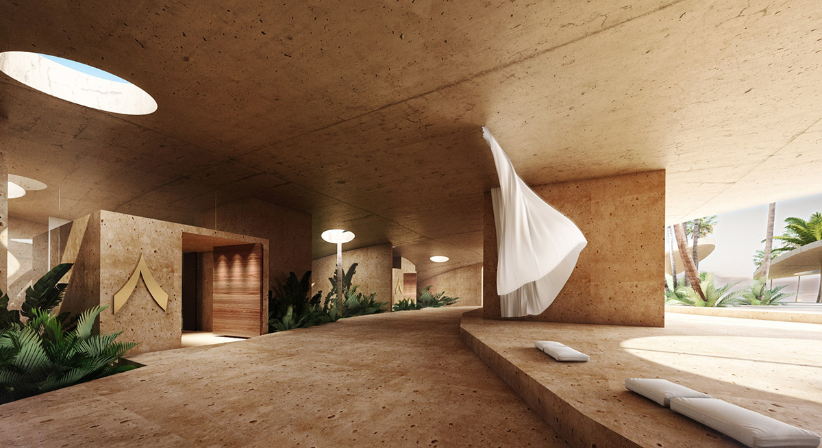 A Sand-Dune Inspired Hotel in Kuwait by Jasper Architects